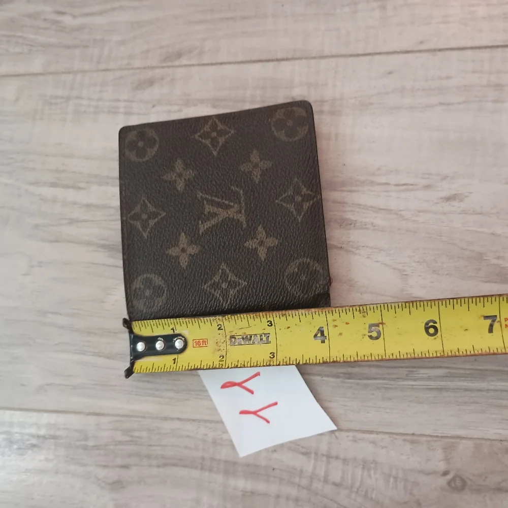 Louis Vuitton Brown Monogram Canvas Bi-Fold Wallet